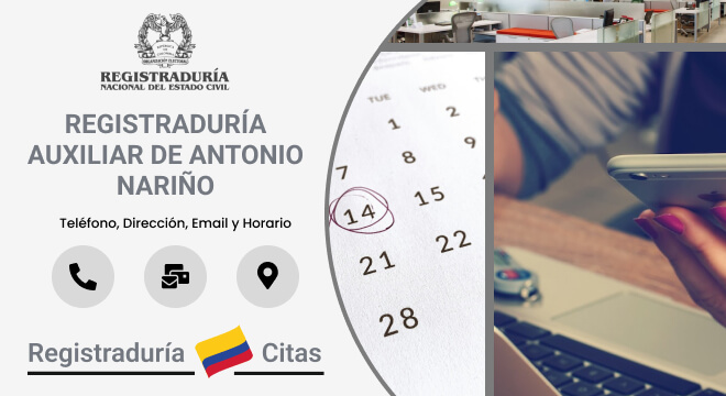 REGISTRADURÍA AUXILIAR DE ANTONIO NARIÑO